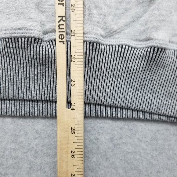 Spirit‎ Jersey Sweater Womens Gray Pullover Crew Neck Casual Sweatshirt - Picture 8 of 10